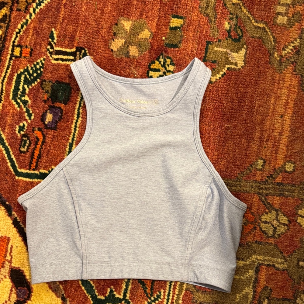 Outdoor Voices Yoga Women's Light blue Tank Top/ra